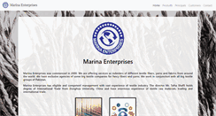 Desktop Screenshot of marinaltd.com