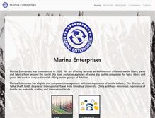 Tablet Screenshot of marinaltd.com